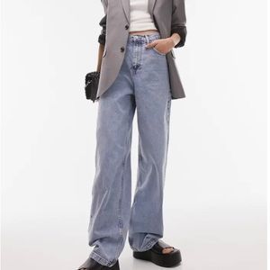 Top shop x Nordstroms Baggy Wide Leg Nonstretch Jeans
